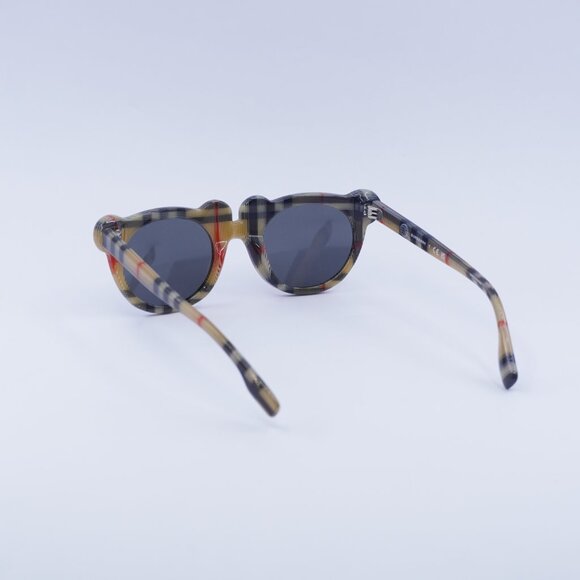 Burberry Kids JB4355 377887 Sunglasses Vintage Check Round Frame, Grey Lenses - Picture 6 of 10